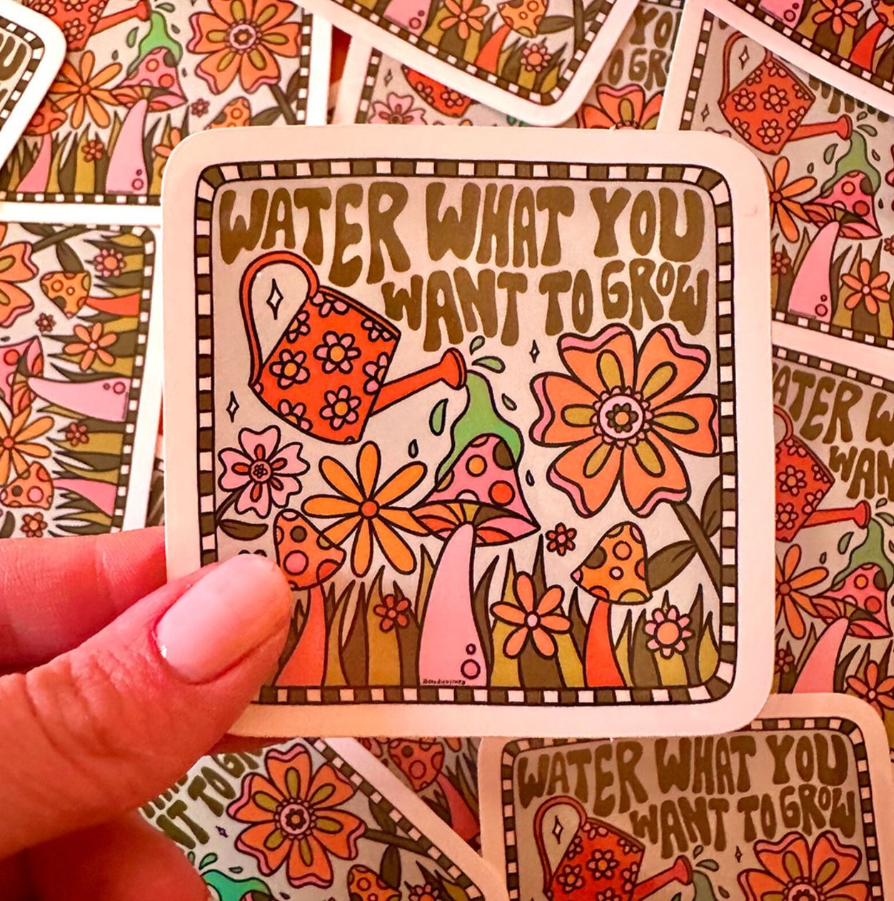 Water You Want to Grow Sticker