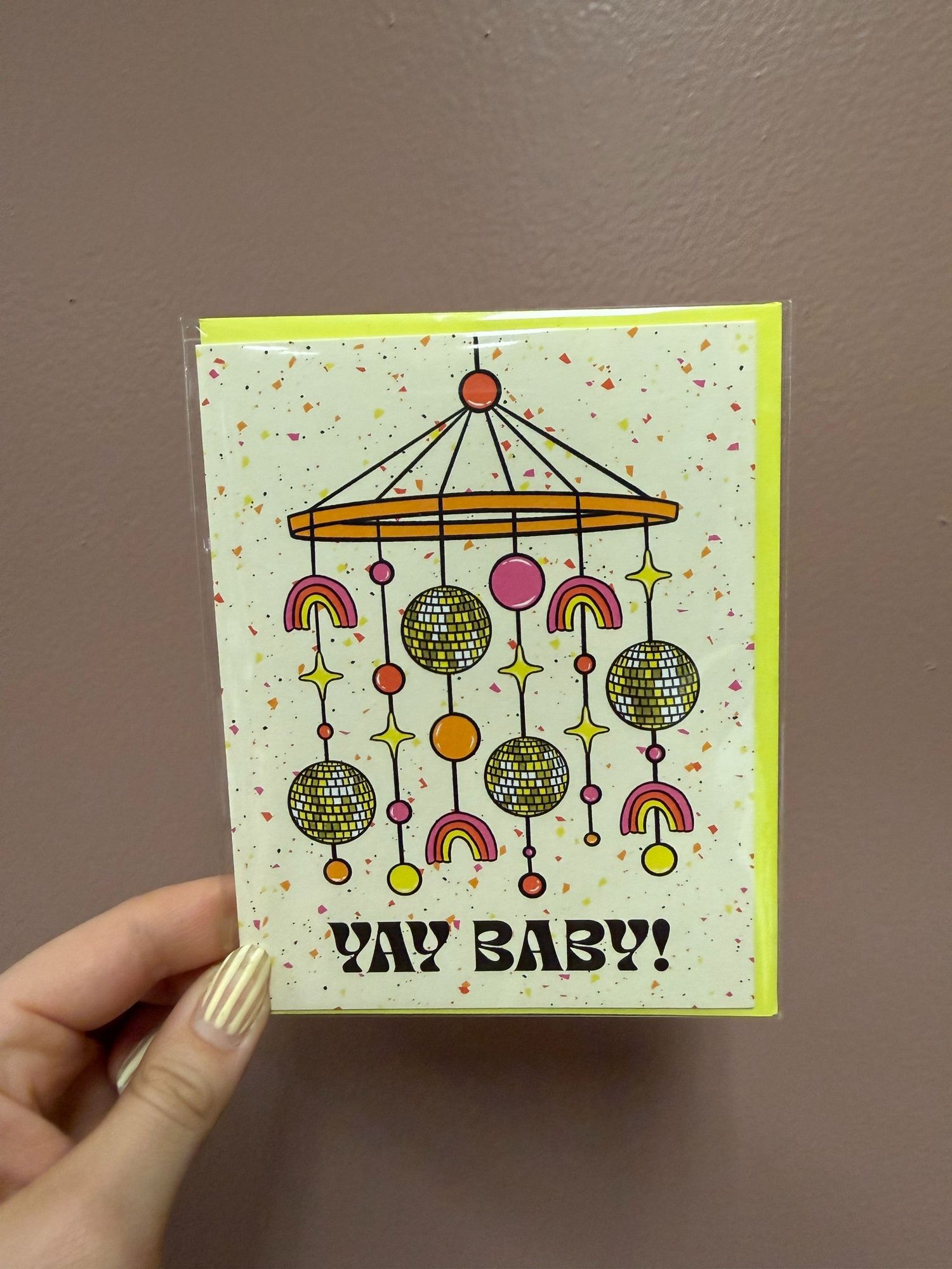 Boss Dotty - Yay Baby! Card