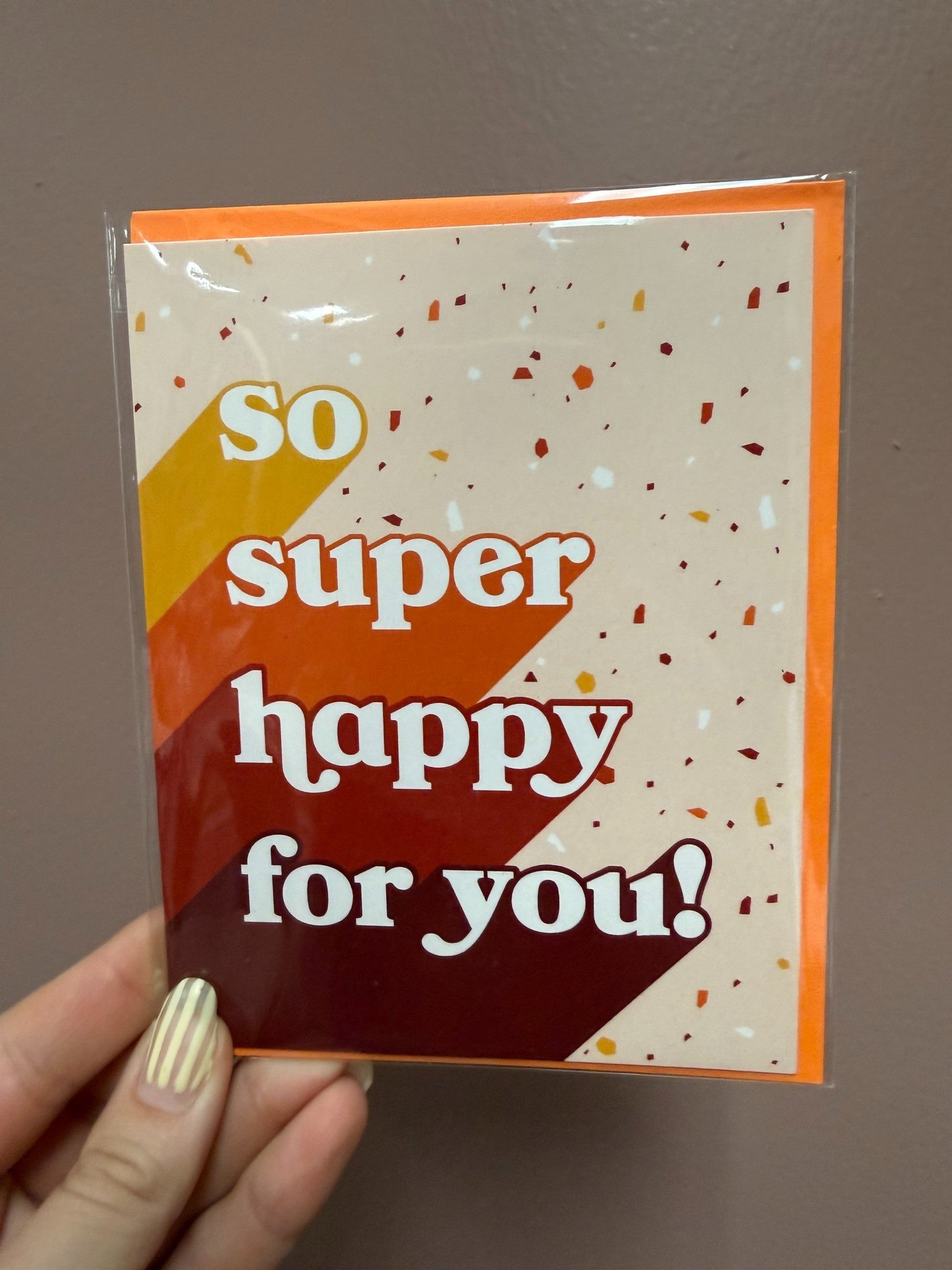 Boss Dotty - So Super Happy Card