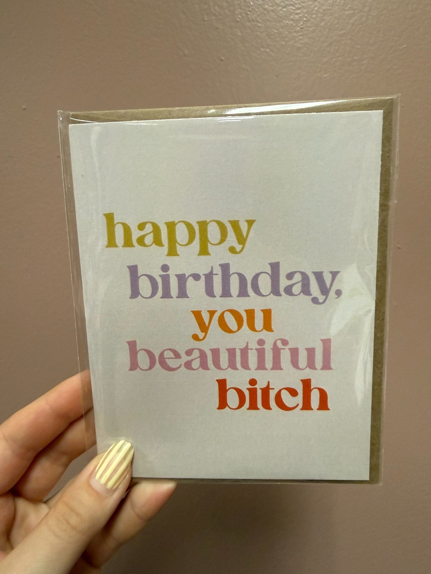 Big Moods - Beautiful Bitch Card
