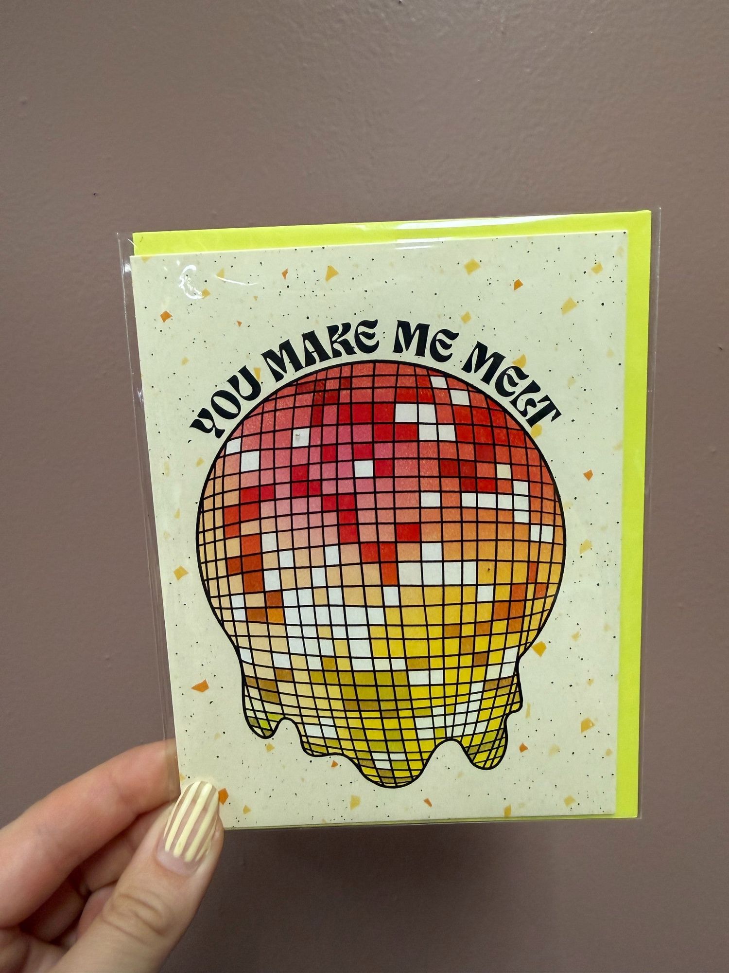 Boss Dotty - You Make Me Melt Disco Card