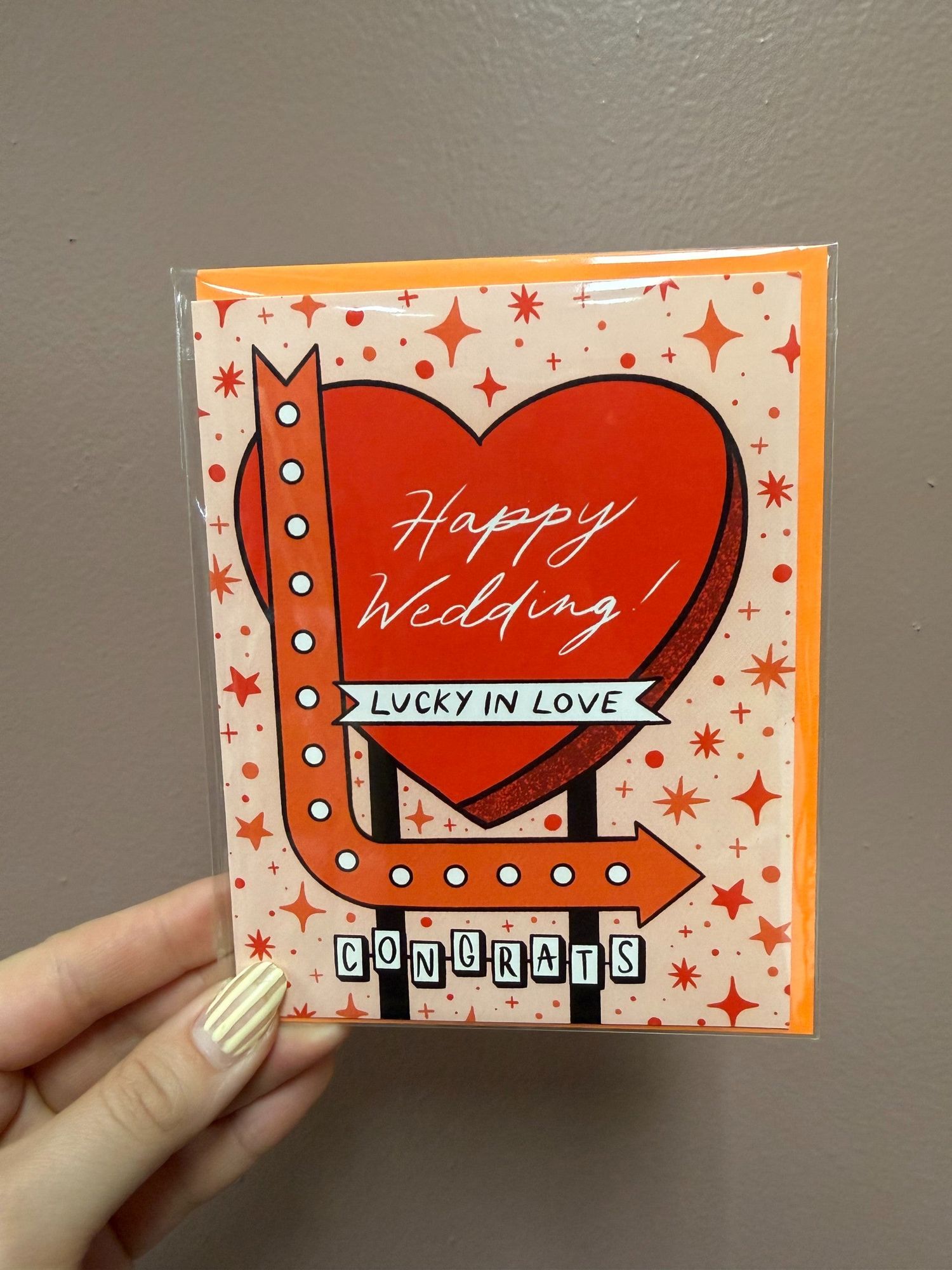 Boss Dotty - Happy Wedding Card