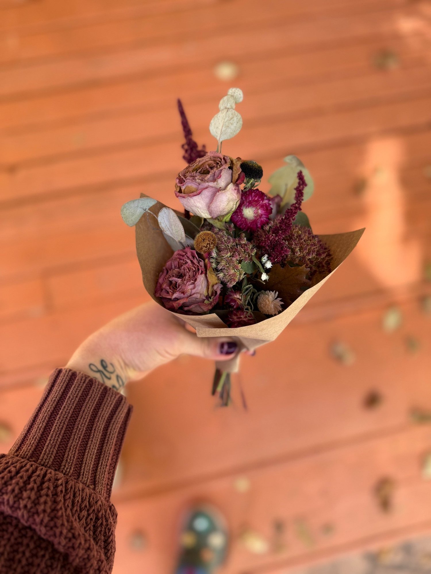 mini dried bouquet