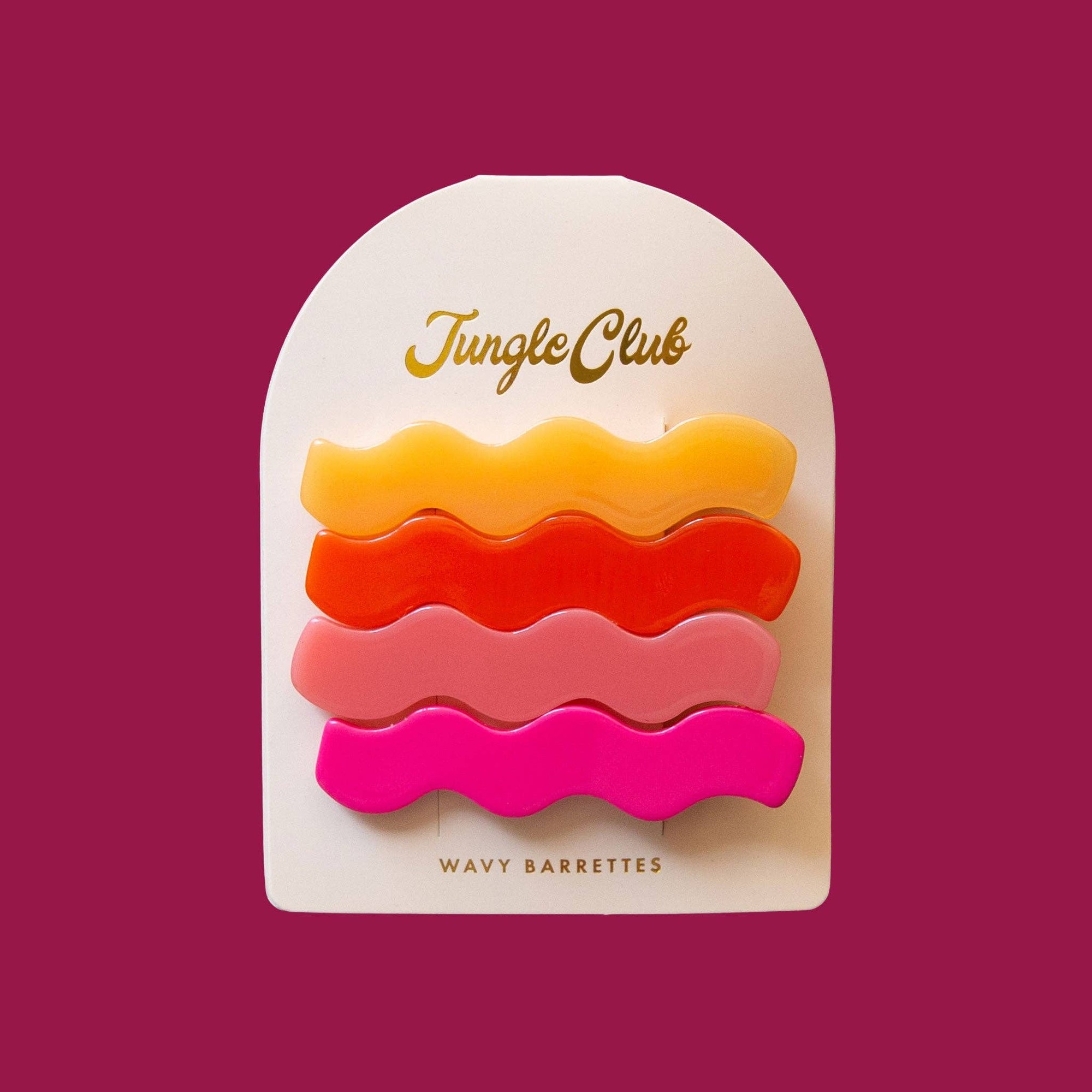 Wavy Barrettes | Sunset
