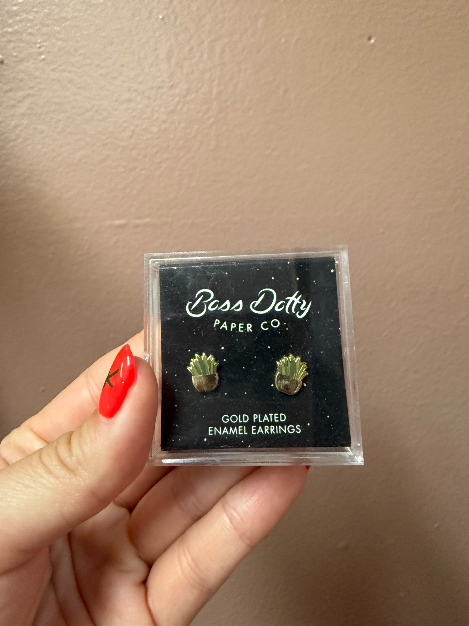 Boss Dotty - Plant Stud Earrings