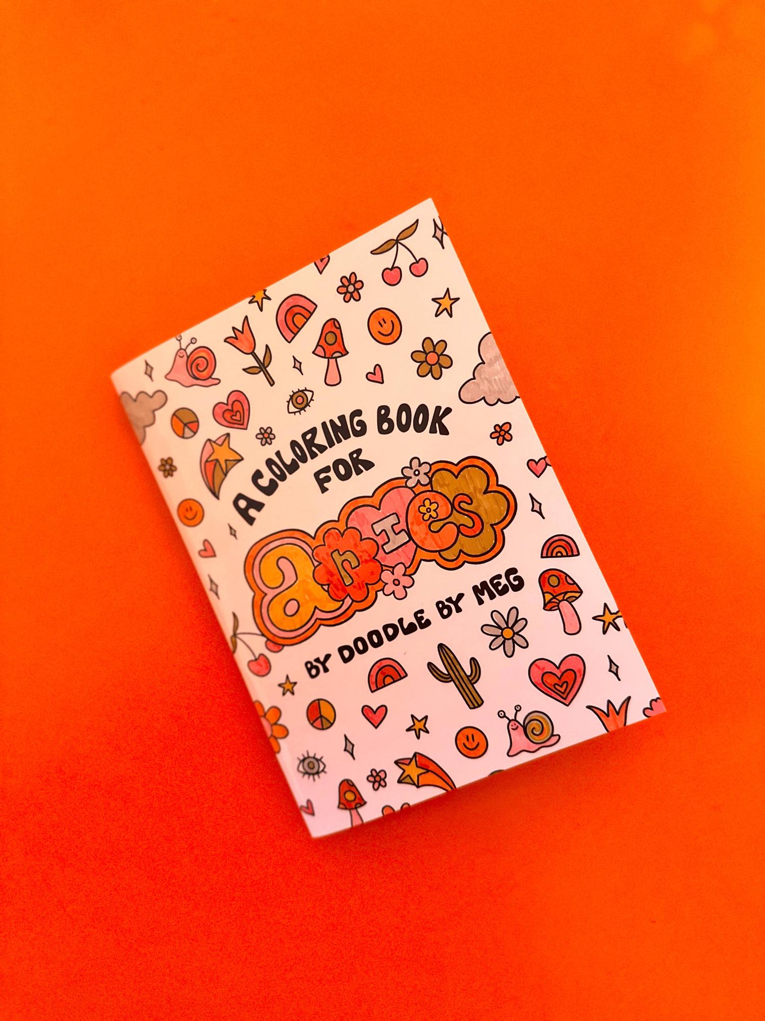 Aries Zodiac Coloring Book