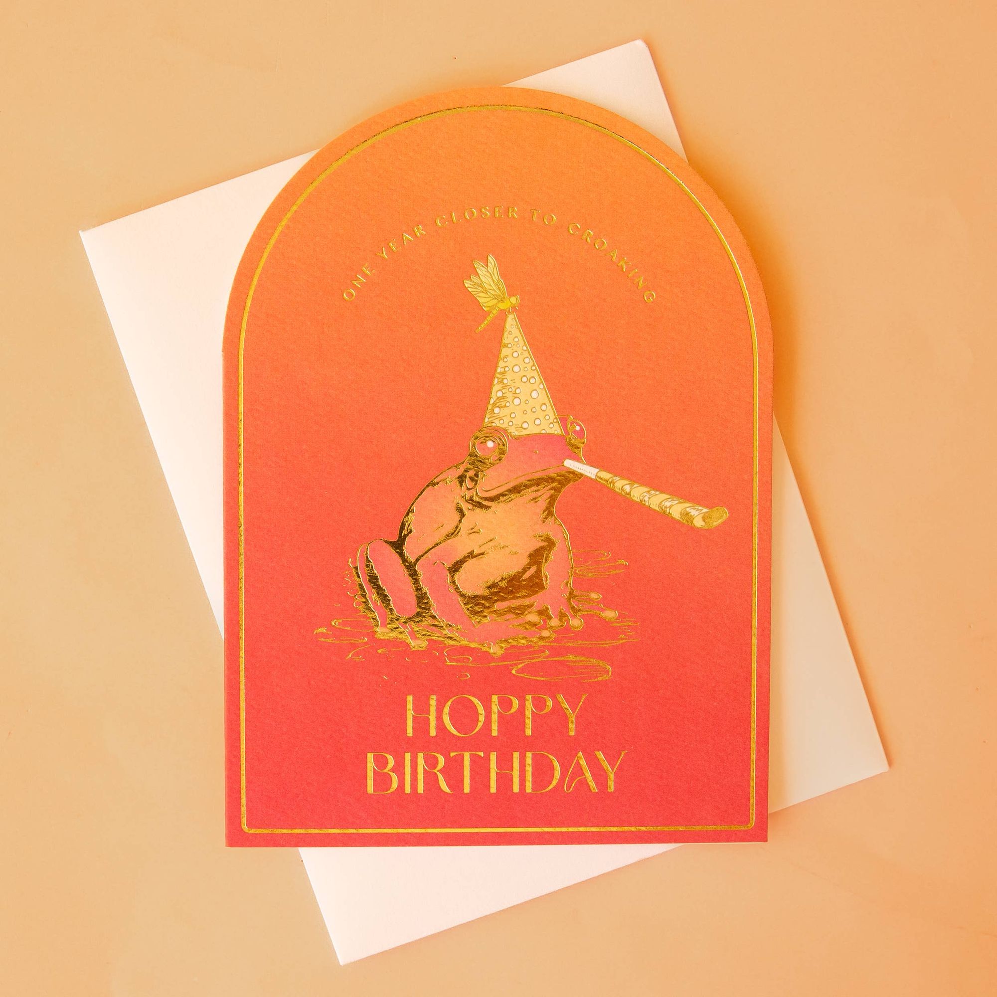 Croaking Birthday Card | Frog